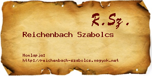 Reichenbach Szabolcs névjegykártya